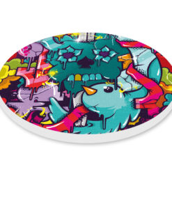 Tableau rond horloge-417